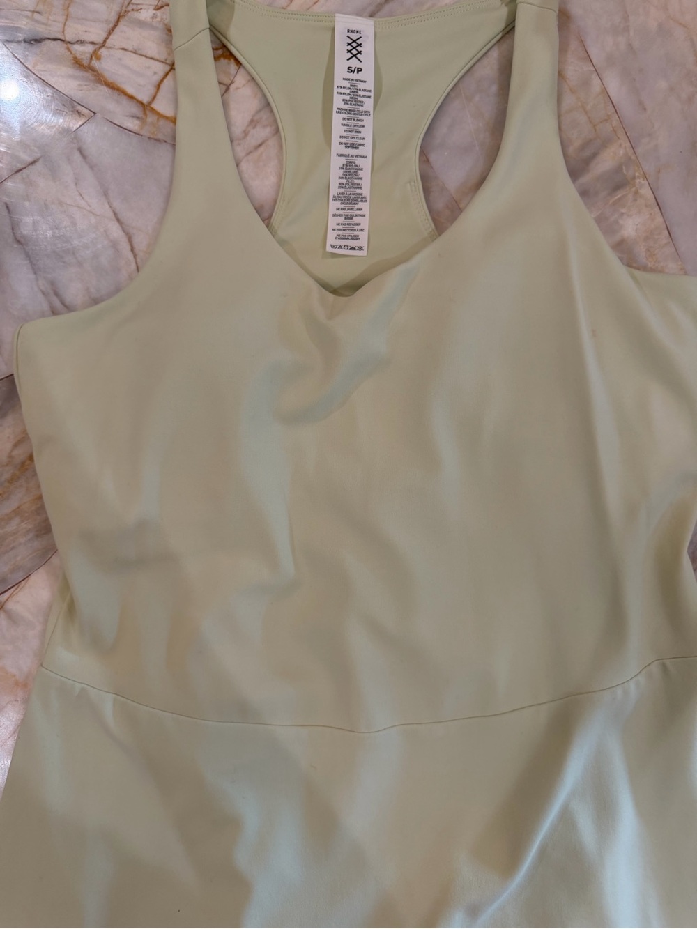 RHONE Racerback Athletic Dress in Sage Green - Picture 3 of 5